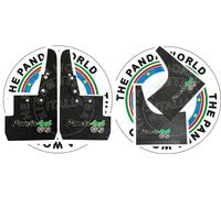 FIAT PANDA 4x4 PARASPRUZZI ANT. E POST. LOGO A RILIEVO RICAMBIO COMPATIBILE
