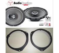 FIAT PANDA dal 2012 -ALTOPARLANTI by IMPACT 2VIE- 80W+80W + SUPPORTI ANTERIORI