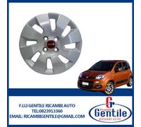 FIAT PANDA DAL 2012 COPRICERCHIO COPPA RUOTA 14" BORCHIA COPRI RUOTA