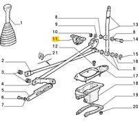 FIAT PANDA R/86 BOCCOLA SUPPORTO ASTA LEVA CAMBIO OEM 5945787