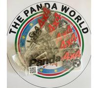 FIAT PANDA4X4 EMBLEMA LOGO PANDA 4X4 ROSSO N. 30 RICAMBIO COMPATIBILE
