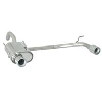 Fiat Posteriore inox sdoppiato con terminali rotondi 2 / 90 mm - Necessita