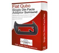 Fiat Qubo Stereo Radio Plancia Cruscotto Adattatore Pannello Orlo CD Surround
