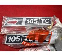 FIAT RITMO 105 TC COPPIA SCRITTA FREGIO LATERALE PARAFANGO FRECCIA NUOVI ORIGINA