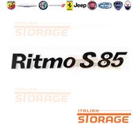 FIAT RITMO S 85M SCRITTA LOGO FREGIO STEMMA POSTERIORE NUOVO ORIGINALE 5929679