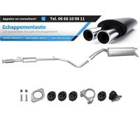 Fiat Stilo 1.4 04-07 Scarico Completo Silenzioso Intermedio + Finale