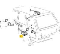 FIAT UNO R89 INTERRUTTORE ALZACRISTALLO ELETTRICO MARRONE OEM 181449670