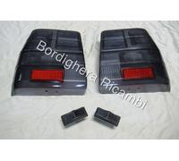 FIAT UNO TURBO 1.3 GEMME PLASTICHE FANALI POSTERIORI TOTAL BLACK FUME' + FRECCE