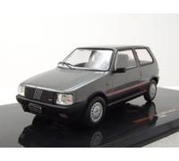 Fiat Uno Turbo I.E. 1984 Grigio Metallico Modellino 1:43 Ixo Models