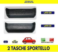 Fiat VECCHIA 500 EPOCA dal 1957> 2 Tasche Laterali Portadocumenti Portaoggetti