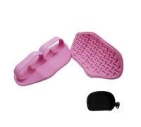 Fiauli 1 paio di cuscinetti antiscivolo per allenamento per uomini e donne, guanti resistenti senza dita per sollevamento pesi, palestra, allenamento, stacchi da terra, mano per trazioni