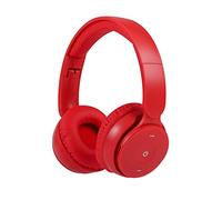 Fiauli Cuffie wireless, cuffie da gioco con riduzione del rumore intelligente 5.1 compatibili con Bluetooth.Stereo Surround pieghevole 8 ore di lavoro Cuffie USB per lo sport Rosso