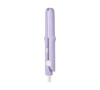 Fiauli Mini bacchetta magica per parrucchiere rapida piastra in ferro portatile multifunzione in ceramica riccioli riccioli da donna piatta viola chiaro