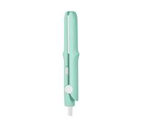 Fiauli Mini bacchetta magica per parrucchiere veloce piastra in ferro portatile multifunzione ceramica bon riccioli riccioli da donna piatta verde
