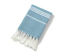 Fiauli Telo mare per prendere il sole turco da viaggio 90 x 180 cm oversize ad asciugatura rapida assorbente a bordo piscina relax palestra leggero senza sabbia facile imballaggio blu 90 x 180 cm