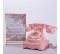 FiayaCom Audio Guest Book,Pink O | Registra messaggi ospite