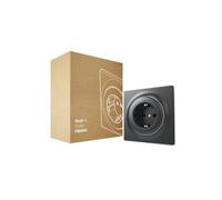 FIBARO F FGWSONF-011-8 Walli Outlet N Scatola da Incasso di Elevata Qualità, Tipo F, Colore Antracite