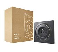 FIBARO FGWSONE-011-8 Walli Outlet N E Scatola da Incasso di Elevata Qualità, Tipo E, Colore Antracite