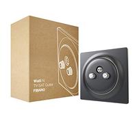 FIBARO FGWTFEU-021-8 Walli N TV-SAT Outlet, Presa per Antenna TV Satellitare di Elevata Qualità, Antracite