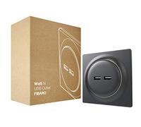 FIBARO FGWU-021-8 Walli N Presa USB di Elevata Qualità, 2 x 5 V, max 2.4 A, Colore Antracite