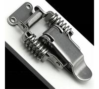 Fibbia A Doppia Molla In Acciaio Inossidabile S/L, Cassetta Degli Attrezzi In Legno, Lucchetto Resistente, Con Foro For Serratura, Accessori For Scatole Elettromeccaniche 1 Pz.(L)