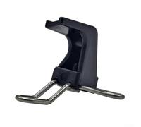 Fibbia a forma di E per forcella anteriore Brompton, realizzata in nylon rinforzato e acciaio inossidabile, dimensioni 38 mm, colore nero, compatibile con viti di fissaggio per mozzo anteriore fino a