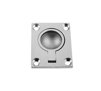 Fibbia A Pavimento Quadrata In Acciaio Inossidabile, Fibbia Del Ponte Dell'anello Di Trazione Della Maniglia Del Coperchio Del Portello Della Fibbia Del Pavimento Marino, Accessori Hardware Della Nave