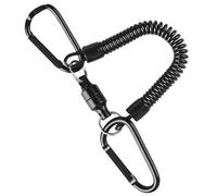 Fibbia alpinismo - per una forte capacità di carico - accessorio da | magnete e molla per corda, per attività all'aria aperta, viaggi, campeggio e