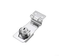 Fibbia con serratura per cassetti con angolo di 90 gradi, progettata per porte con apertura verso l'interno per fornire una chiusura sicura e tranquillità con le chiavi (7,6 cm)