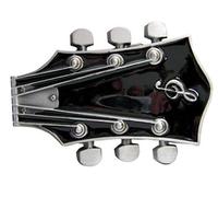 Fibbia con testa chitarra, Nero chitarra, DESTRO GRANDE - Fibbia Cintura