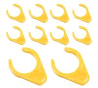 Fibbia di protezione per bicicletta, set di 10 fibbie di protezione per pedali per bici da strada, sgancio rapido, ad alta resistenza, evita lo sblocco automatico per viaggi a lunga distanza