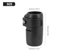 Fibbia di ricambio regolabile a sgancio rapido compatibile con alberi a pagaia per alberi di elica diametro 27 mm realizzato in materiale di nylon