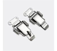 Fibbia for cassetta degli attrezzi in acciaio inossidabile, fibbia for porta, fibbia a molla a becco d'anatra, SK008, 1 pezzo(With hanging steel)