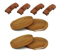 Fibbia for lacci delle scarpe, 2 paia, facile e veloce, for calcio, escursionismo, corsa, camminata, tennis, lavoro, scarpe da ginnastica, uomini, donne, bambini e adulti(A2)