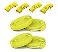 Fibbia for lacci delle scarpe, 2 paia, facile e veloce, for calcio, escursionismo, corsa, camminata, tennis, lavoro, scarpe da ginnastica, uomini, donne, bambini e adulti(A15)