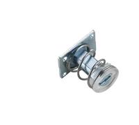 Fibbia for serratura a molla in lega di zinco, piccola, for porta dell'armadio, 1 pezzo