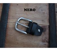 fibbia in ottone per cintura da 35 mm nero testa di moro