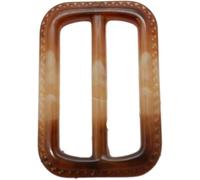 Fibbia in vita a forma quadrata 10 pezzi 3/4/5MM Fibbia per cintura in resina Clip per sciarpa di seta T-shirt Fermacravatta per donna Cinturino per zaino frangivento-Caffè 10 pezzi-Interno: 3CM