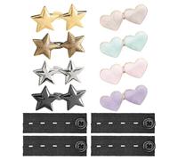 Fibbia In Vita In 8 Pezzi E Fibbia Di Estensione In 4 Parti, Fibbia In Vita Regolabile, Straffler In Vita, Clip Di Spogliarellista, Jean Taille Bizen.