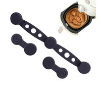 Fibbia magnetica friggitrice ad aria, magneti della friggitrice ad aria | Porta del rivestimento per trattenere la pergamena, impedire alla di co Nero