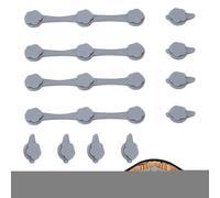 Fibbia magnetica in silicone - 4 confezioni di carta di carta per arrosti, A/Ir F/Ryer - Graffette magnetiche resistenti al calore per cucinare appartamenti picnic