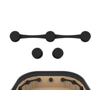 Fibbia magnetica in silicone, per friggere ad aria in silicone, con fibbia magnetica, per conservare carta pergamena, utensili di cottura ad alta temperatura, impediscono che l'elemento riscaldante