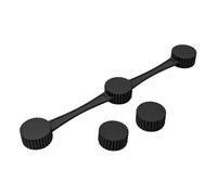 Fibbia magnetica in silicone per friggitrice ad aria, clip resistente alle alte temperature per fissare la carta pergamena, prevenire ustioni, accessorio sicuro per cucinare