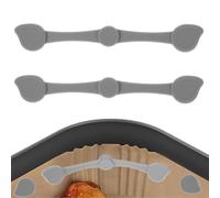 Fibbia magnetica in silicone per friggitrice ad aria per fissare la fodera della pergamena e accessori per friggitrice ad aria, clip per evitare che la carta