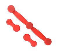 Fibbia magnetica in silicone per friggitrice, kit di fissaggio per carta pergamena magnetica per friggitrice, rivestimento in silicone resistente al calore, gadget da cucina, previene le bruciature