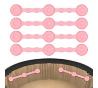 Fibbia Magnetica Per Friggitrice Ad Aria - Porta Carta Pergamena In Silicone Da 4 Pezzi, Clip Da Cucina Resistenti Al Calore, Fibbia In Silicone Per La Preparazione Dei Pasti | Clip Magnetiche Da Cuci