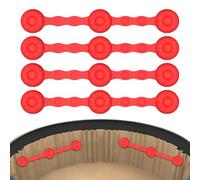 Fibbia Magnetica Per Friggitrice Ad Aria - Porta Carta Pergamena In Silicone Da 4 Pezzi, Clip Da Cucina Resistenti Al Calore, Fibbia In Silicone Per La Preparazione Dei Pasti | Clip Magnetiche Da Cuci