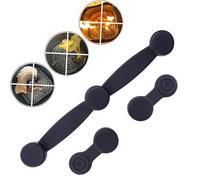 Fibbia magnetica per friggitrice, fibbia in silicone magnete per friggitrice,Kit di loop magnete per mantenere la carta pergamena della friggitrice | Gadget da cucina in silicone resistente al calore