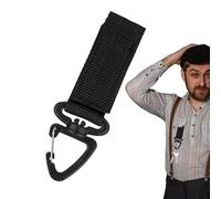 Fibbia per chiavi, fibbia a moschettone per chiavi, fibbia per cintura resistente, fibbia triangolare rotante a 360 gradi, fibbia a sgancio rapido per cintura da caccia di ricambio, fibbia per