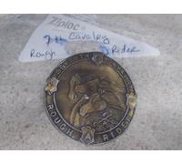 Fibbia Per Cintura Vintage Del Settimo Cavalleria Rough Rider